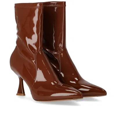 Sergio Levantesi Janet Brown Heeled Ankle Boot