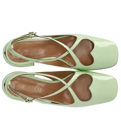 A.bocca Two For Love Light Green Slingback Pump In Green