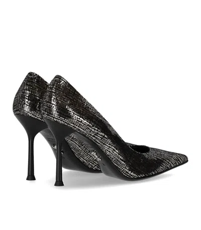 Sergio Levantesi Musa Black Silver Pump In Black