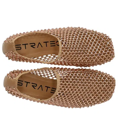 Strategia Jewels Sand Pumps In Gold