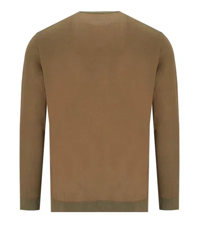Bob Bart Brown Pink Reversible Crewneck Pullover In Brown