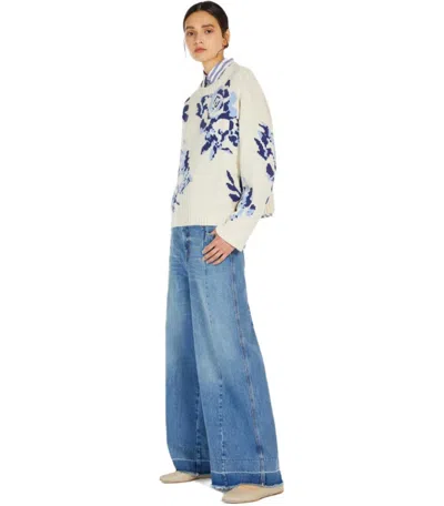 Weekend Max Mara Oversized Floral Sweater