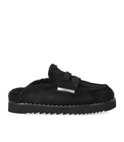 Ash Genda Slippers In Black