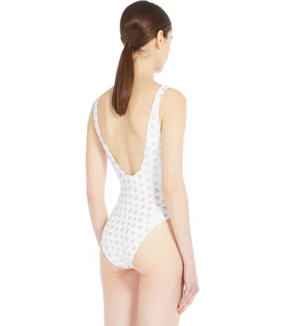 Max Mara Clarice White Swimsuit