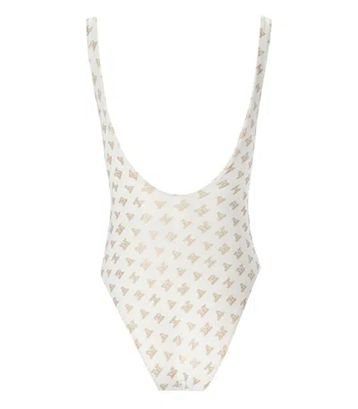 Max Mara Clarice White Swimsuit