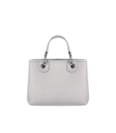 Emporio Armani Myea Small White Shopping Bag