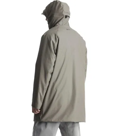 Krakatau Mentat Taupe Parka In Metallic
