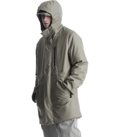 Krakatau Mentat Taupe Parka In Metallic