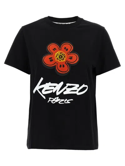 Kenzo Futura Graphic Print Boke Flower T-shirt
