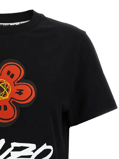 Kenzo Futura Graphic Print Boke Flower T-shirt