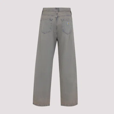 Carhartt Landon Loose Tapered Cotton Pants In Blue