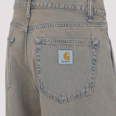 Carhartt Landon Loose Tapered Cotton Pants In Blue