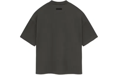 Essentials Fear Of God  Ss24 Heavy Jersey Ss Tee 'ink' In Gray