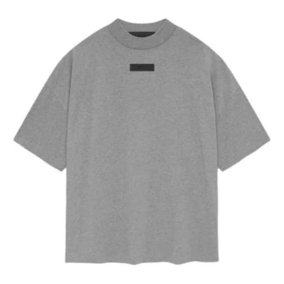 Essentials Fear Of God  Ss24 Drop2 Crewneck T-shirt 'light Heather Grey' In Gray