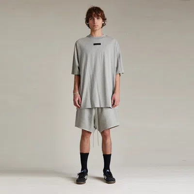 Essentials Fear Of God  Ss24 Drop2 Crewneck T-shirt 'light Heather Grey' In Gray