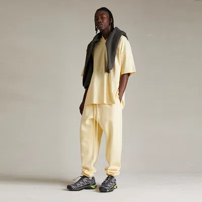 Essentials Yellow Drawstring Sweatpants In Yellow