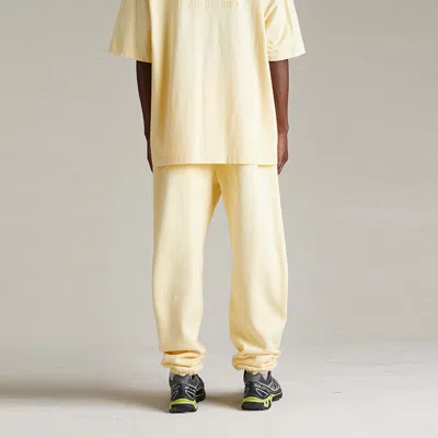 Essentials Yellow Drawstring Sweatpants In Yellow
