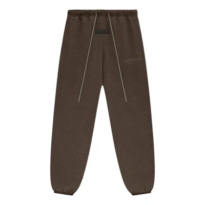 Essentials Fear Of God  Sweatpants 'heather Wood' In Brown