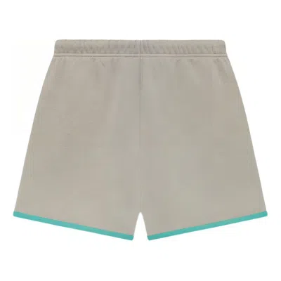 Essentials Fear Of God  Ss24 Polar Fleece Shorts 'seal' In Neutral