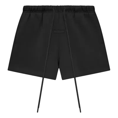 Essentials Fear Of God  Nylon Running Shorts 'jet Black' In Black