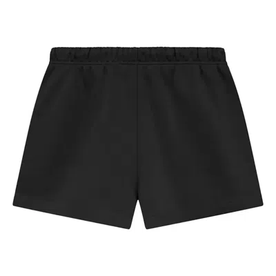Essentials Fear Of God  Nylon Running Shorts 'jet Black' In Black