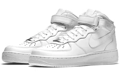 Nike (wmns)  Air Force 1 Mid 07 Leather 'triple White' In White