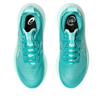 Asics (wmns)  Gel-nimbus 27 'wave Teal Illuminate Mint' In Blue