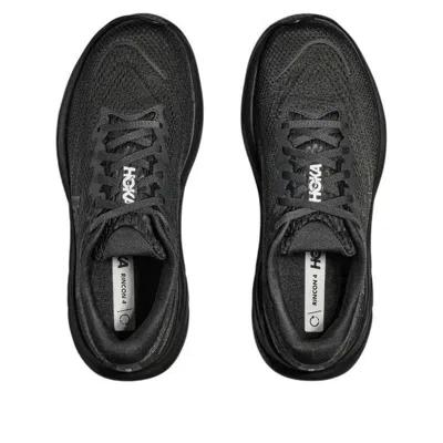 Hoka One One Rincon 4 1155130-bblc Sneaker Mens Black Lace Up Road Running Shoes In Black