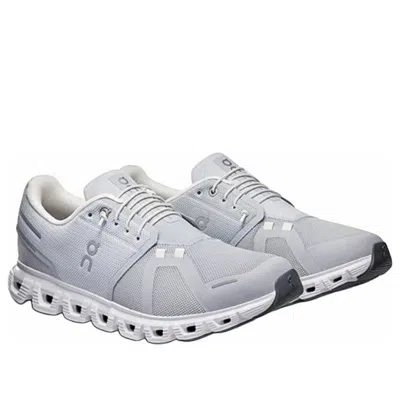 On Running Cloud 6 'glacier White' In Gray