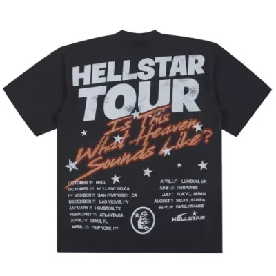 Hellstar Biker T-shirt In Black