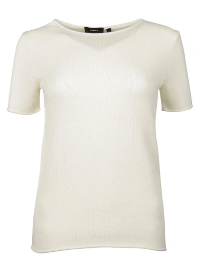 Shop Theory Tolleree Top In Ivory