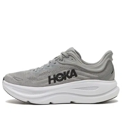 Hoka Outdoor Shoe Men Bondi 8 Sharkskin/harbor Mist In Gray