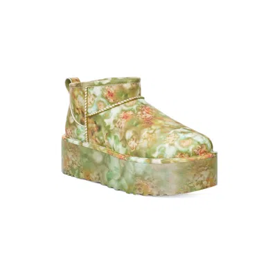 Ugg Ultra Mini Platform Boots In Green