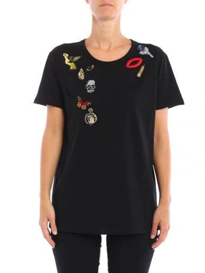 Shop Alexander Mcqueen Top Obsession In Black
