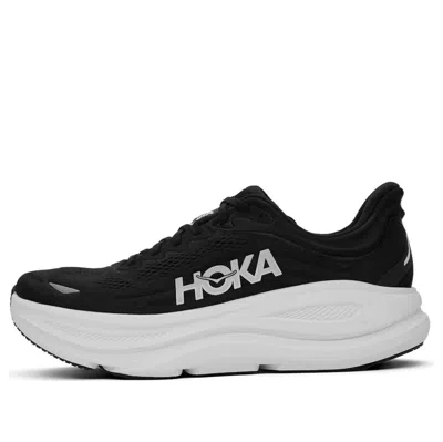 Hoka Bondi 9 Lace-up Fastening Sneakers In Black