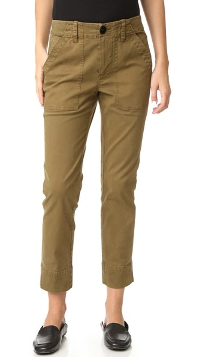 Ayr The Cargo Pants In Army Green