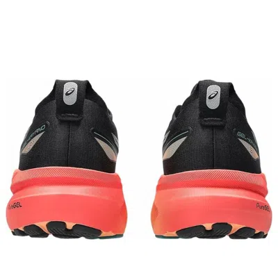 Asics Men's Kayano 31 Running Shoes In Black/rainy Lake In Black