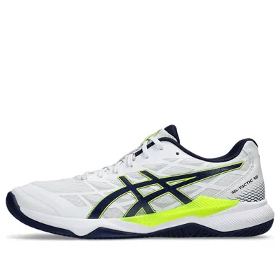 Asics Gel-tactic 12 'white Blue Expanse' In Green