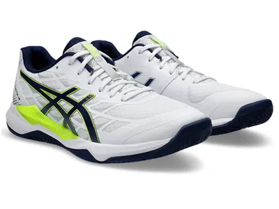 Asics Gel-tactic 12 'white Blue Expanse' In Green