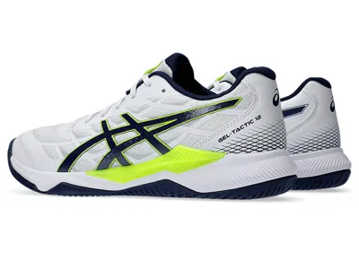 Asics Gel-tactic 12 'white Blue Expanse' In Green