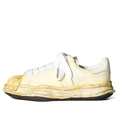 Miharayasuhiro Maison Mihara Yasuhiro Blakey Og Sole Canvas Over Dyed Low 'white' In Neutral
