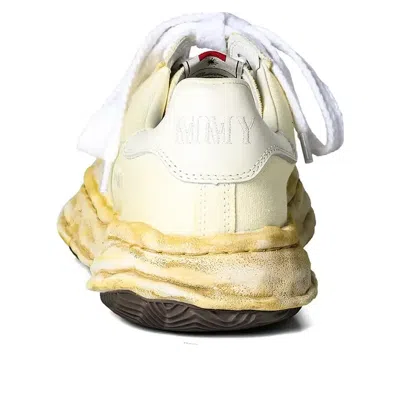 Miharayasuhiro Maison Mihara Yasuhiro Blakey Og Sole Canvas Over Dyed Low 'white' In Neutral