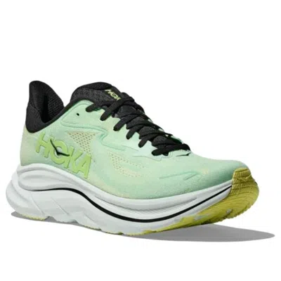 Hoka Clifton 10 Running Shoe In Green