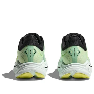 Hoka Clifton 10 Running Shoe In Green