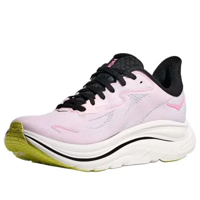 Hoka One One Rincon 4 1155130-bblc Sneaker Mens Black Lace Up Road Running Shoes In Pink