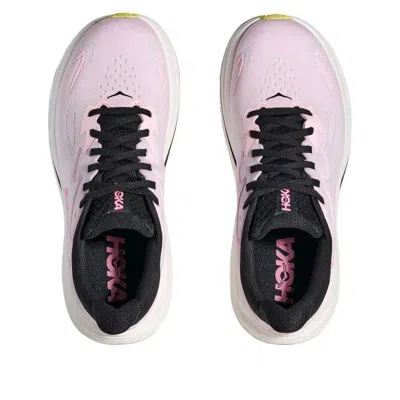 Hoka One One Rincon 4 1155130-bblc Sneaker Mens Black Lace Up Road Running Shoes In Pink