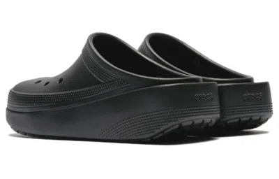 Crocs Blunt Toe Clogs In Black