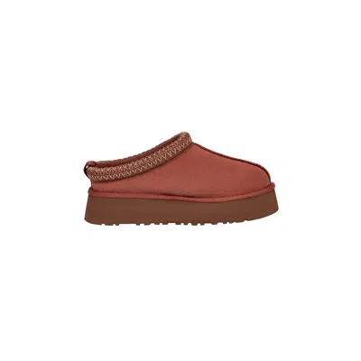 Ugg Womens Faux Fur Lined Slide Slippers In Brown