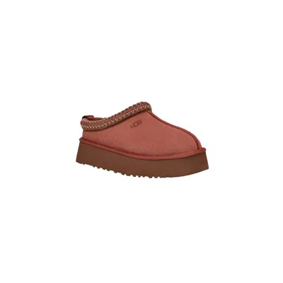 Ugg Womens Faux Fur Lined Slide Slippers In Brown