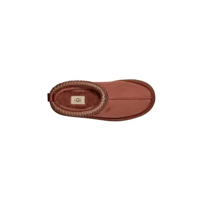 Ugg Womens Faux Fur Lined Slide Slippers In Brown